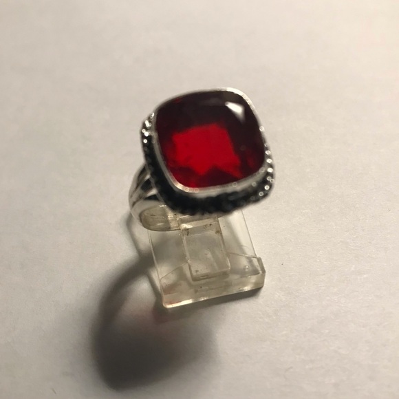 Garnet 925 Sterling Silver Ring - Picture 4 of 4